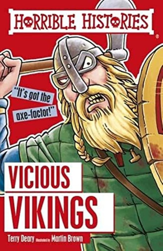 Book cover for "Vicious Vikings" by Terry Deary