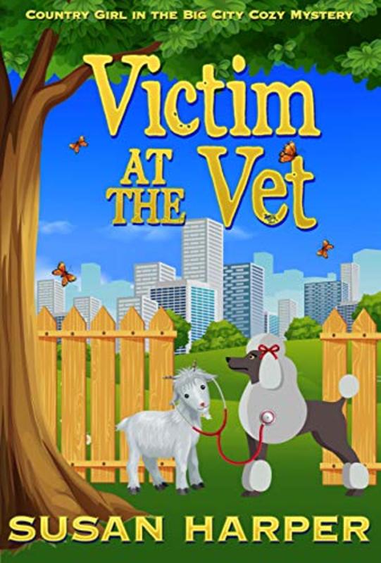 Book cover for "Victim at the Vet" by Susan Harper