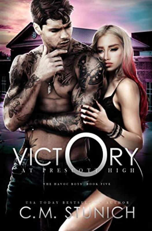 Book cover for "Victory at Prescott High" by C M Stunich