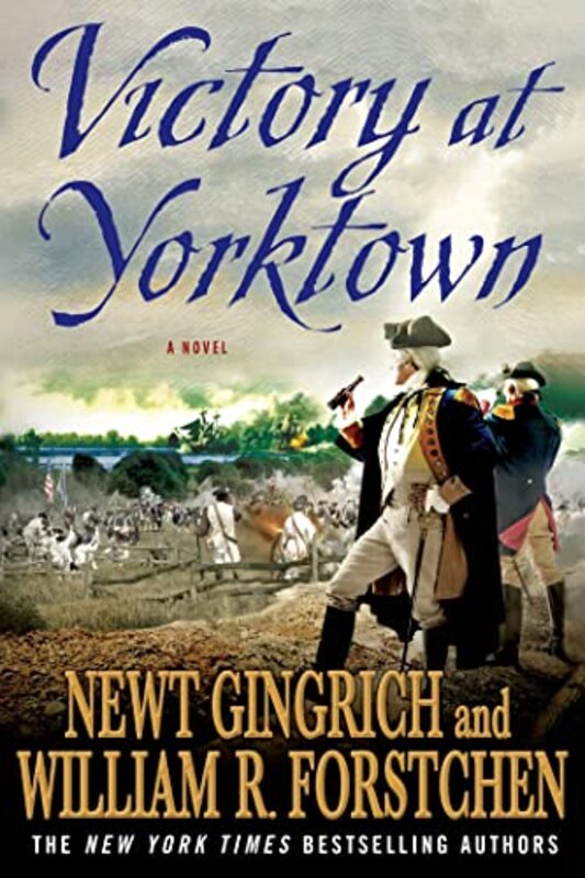 Book cover for "Victory at Yorktown"