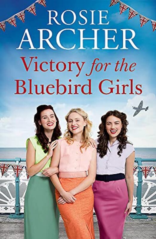 Book cover for "Victory for the Bluebird Girls" by Rosie Archer