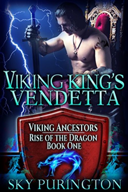 Book cover for "Viking King's Vendetta" by Sky Purington