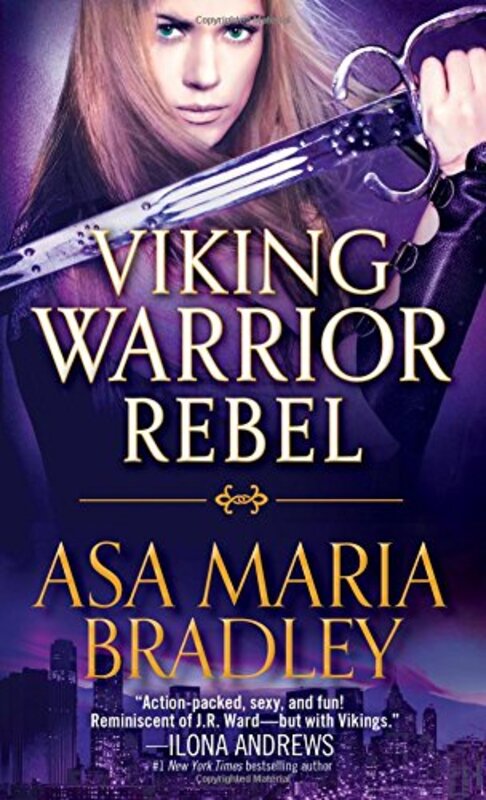 Book cover for "Viking Warrior Rebel" by Asa Maria Bradley
