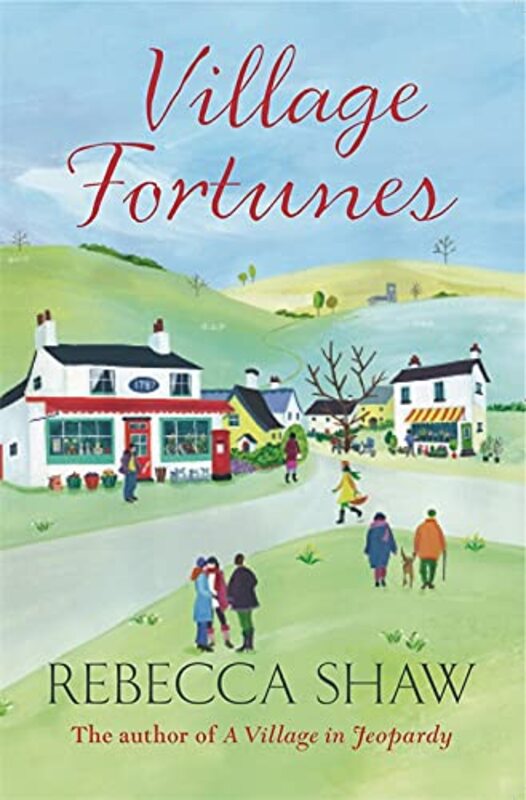 Book cover for "Village Fortunes" by Rebecca Shaw