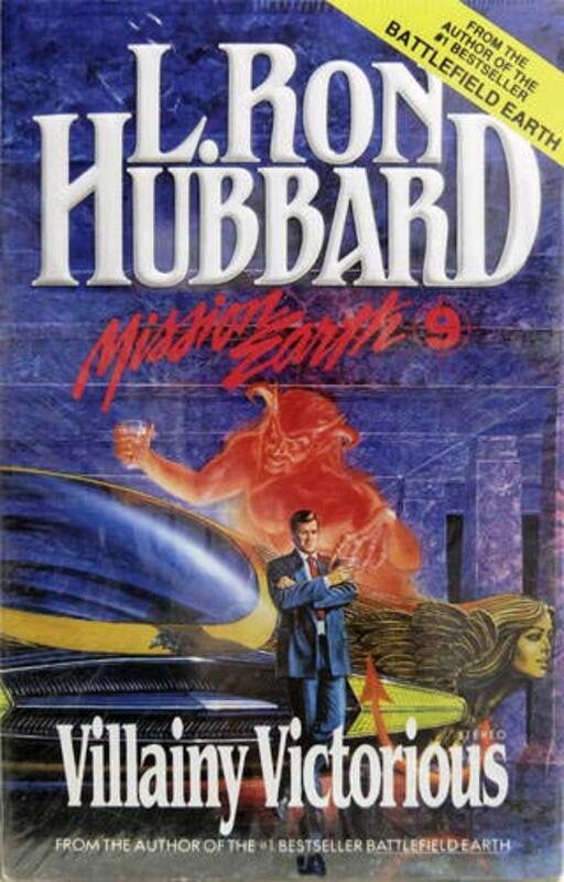 Book cover for "Villainy Victorious" by L Ron Hubbard