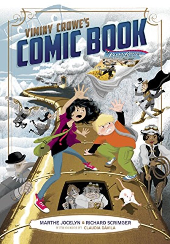 Book cover for "Viminy Crowe's Comic Book" by Marthe Jocelyn