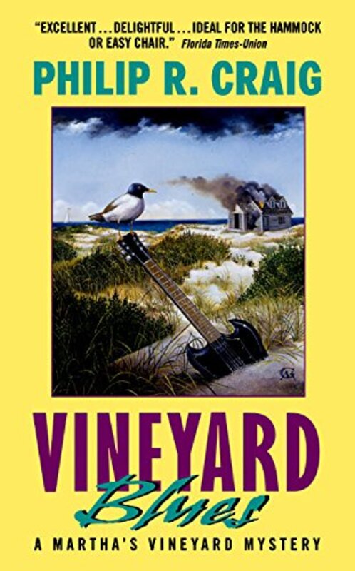 Book cover for "Vineyard Blues" by Philip R Craig