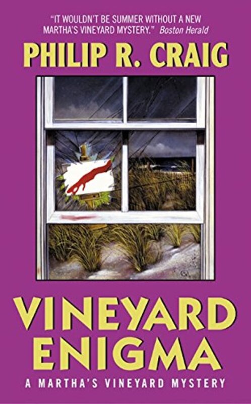 Book cover for "Vineyard Enigma" by Philip R Craig