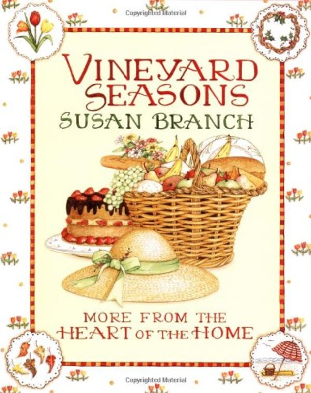 Book cover for "Vineyard Seasons" by Susan Branch