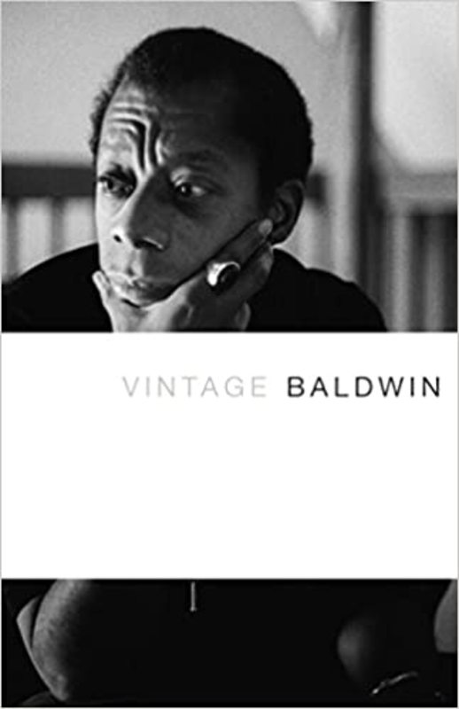 Book cover for "Vintage Baldwin" by James Baldwin