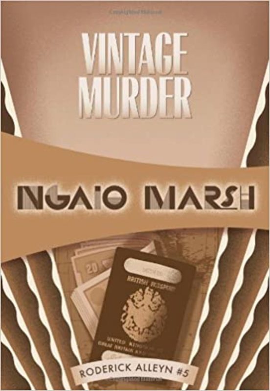 Book cover for "Vintage Murder" by Ngaio Marsh
