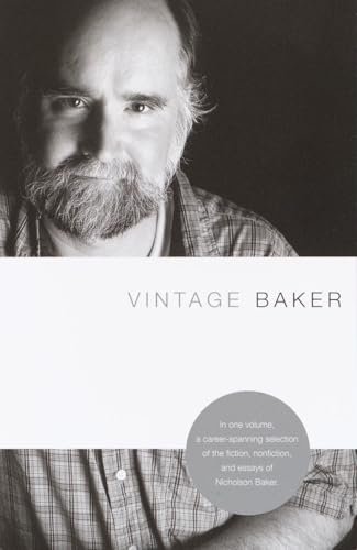 Book cover for "Vintage Baker" by Nicholson Baker