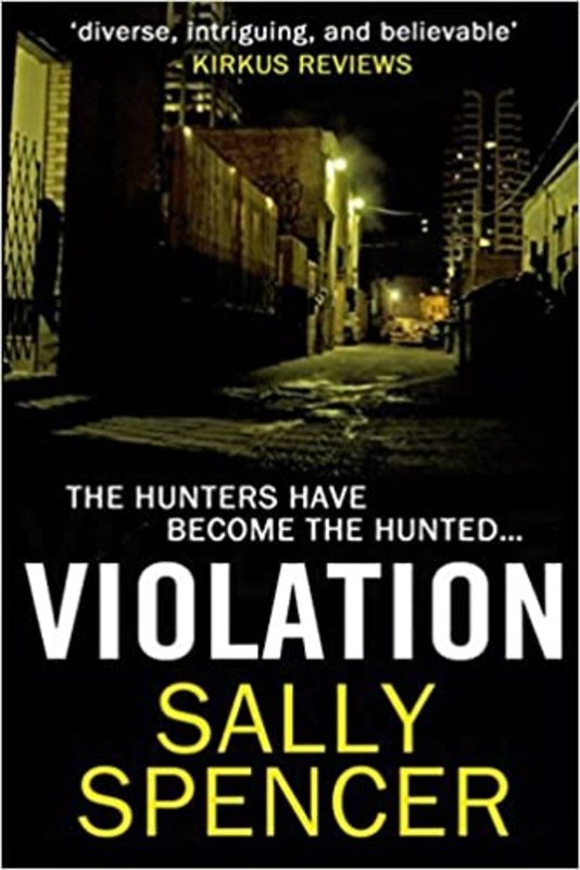 Book cover for "Violation" by Sally Spencer