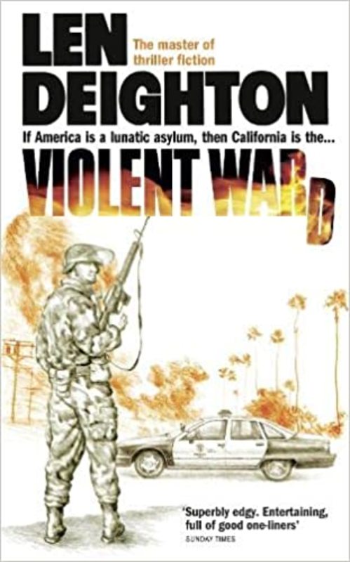 Book cover for "Violent Ward" by Len Deighton