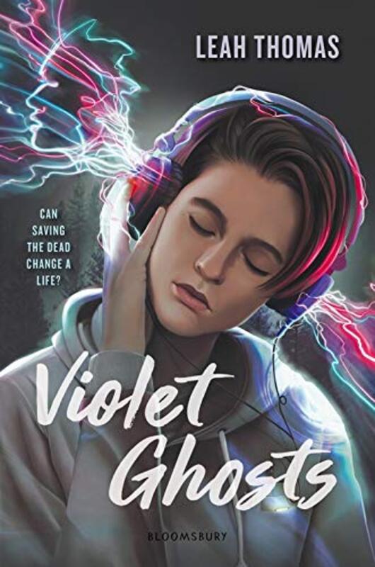 Book cover for "Violet Ghosts" by Leah Thomas