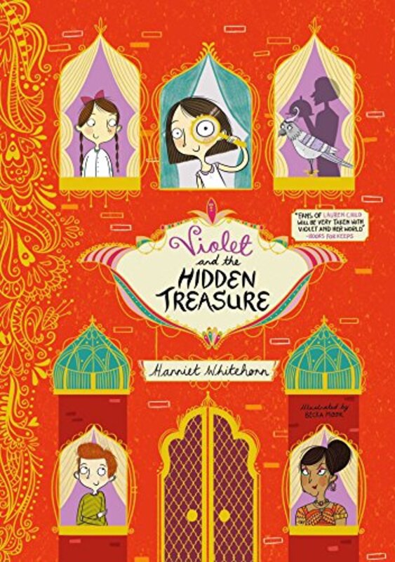 Book cover for "Violet and the Hidden Treasure" by Harriet Whitehorn