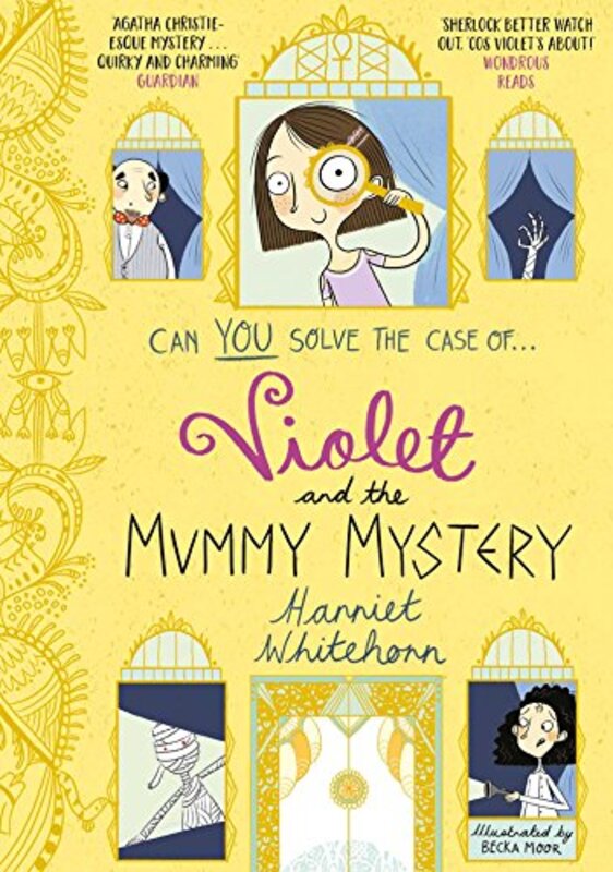 Book cover for "Violet and the Mummy Mystery" by Harriet Whitehorn