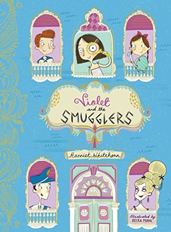 Book cover for "Violet and the Smugglers" by Harriet Whitehorn