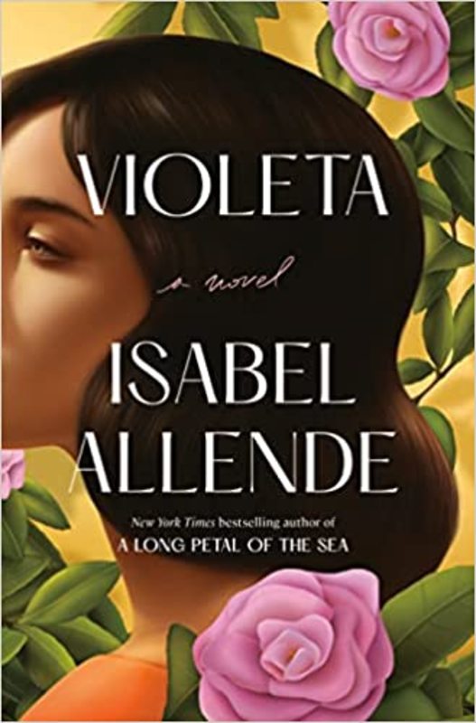 Book cover for "Violeta" by Isabel Allende
