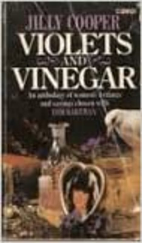 Book cover for "Violets and Vinegar" by Jilly Cooper