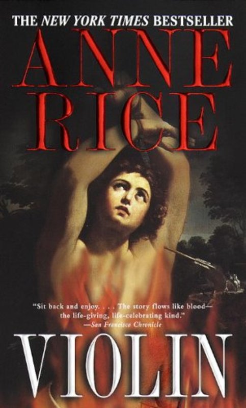 Book cover for "Violin" by Anne Rice