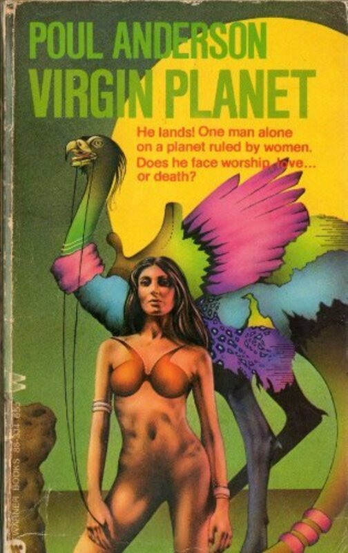 Book cover for "Virgin Planet" by Poul Anderson