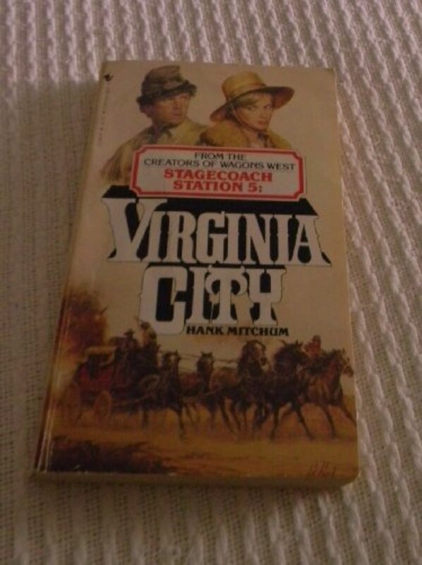 Book cover for "Virginia City" by Hank Mitchum