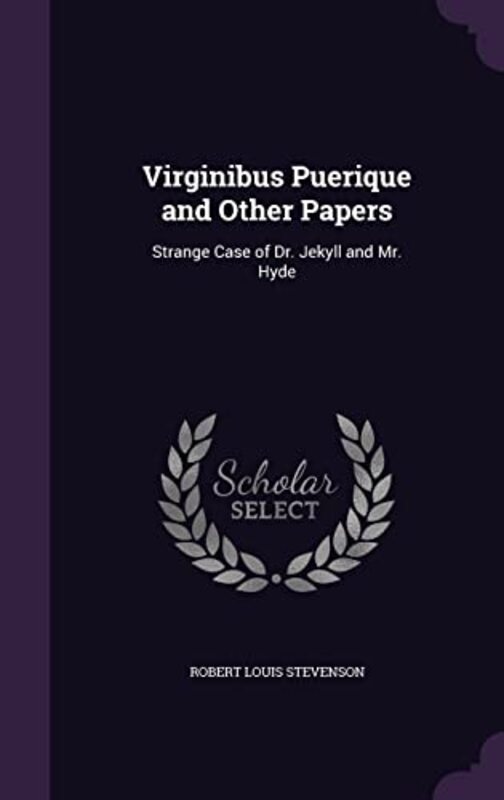 Book cover for "Virginibus Puerique and Other Papers" by Robert Louis Stevenson