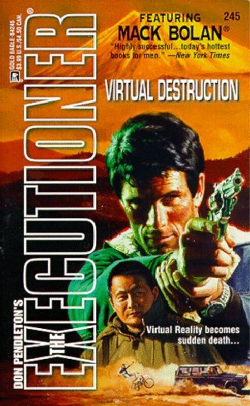 Book cover for "Virtual Destruction" by Don Pendleton
