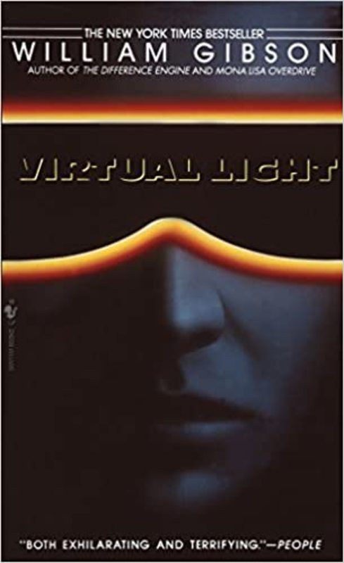 Book cover for "Virtual Light" by William Gibson