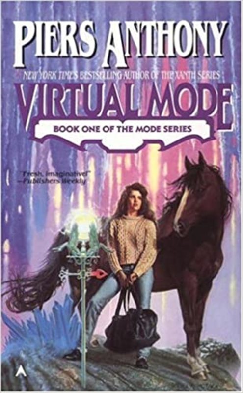 Book cover for "Virtual Mode" by Piers Anthony