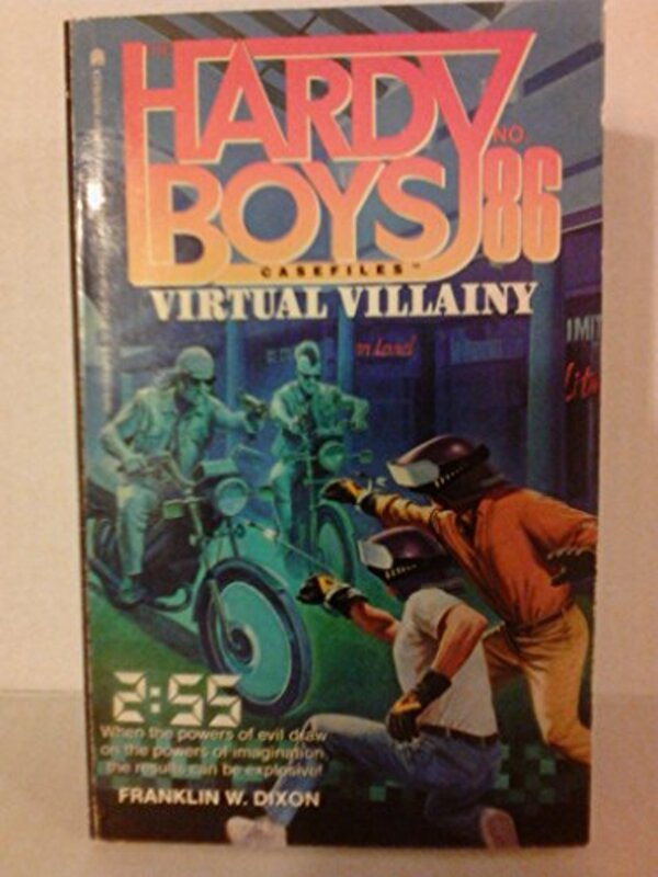 Book cover for "Virtual Villainy" by Franklin W Dixon