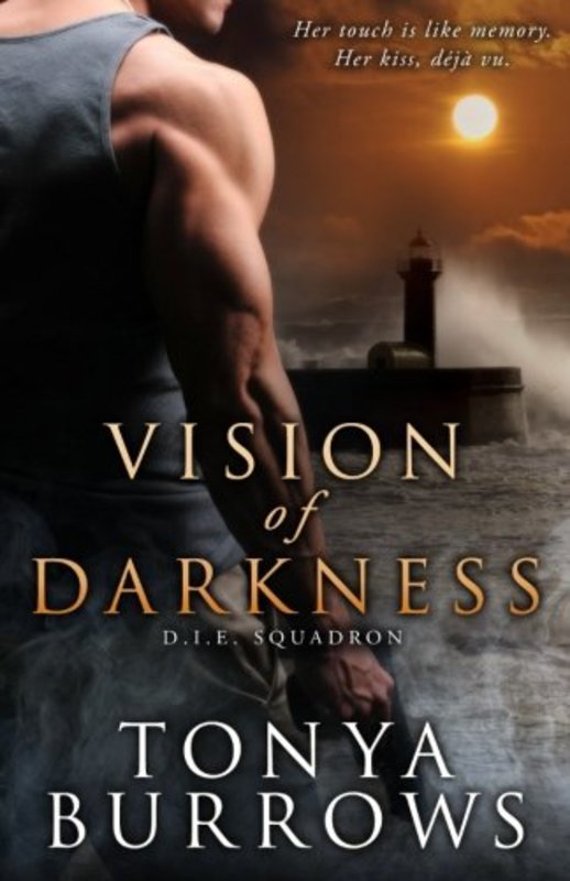 Book cover for "Vision of Darkness" by Tonya Burrows