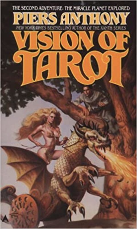 Book cover for "Vision of Tarot" by Piers Anthony