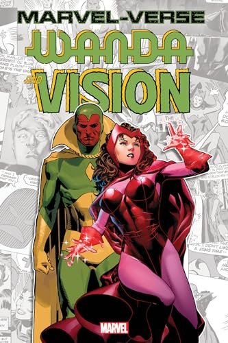 Book cover for "Vision And Scarlet Witch" by Noelle Stevenson