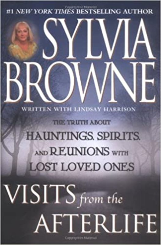 Book cover for "Visits from the Afterlife" by Sylvia Browne