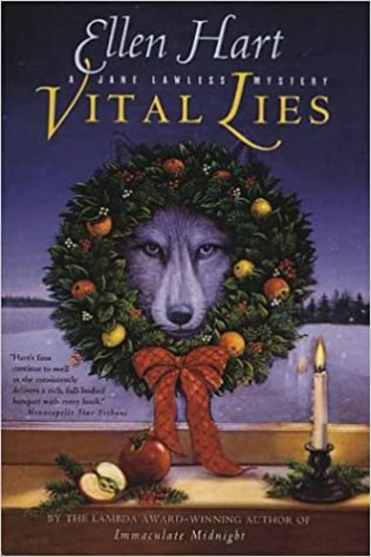 Book cover for "Vital Lies" by Ellen Hart