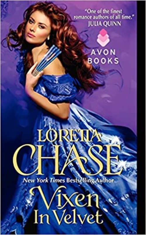 Book cover for "Vixen in Velvet" by Loretta Chase
