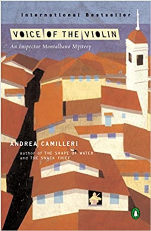Book cover for "Voice of the Violin" by Andrea Camilleri