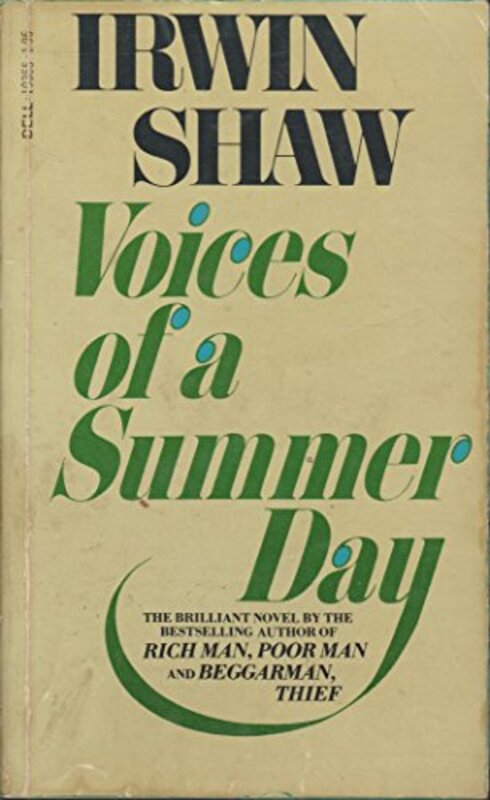 Book cover for "Voices Of A Summer Day" by Irwin Shaw