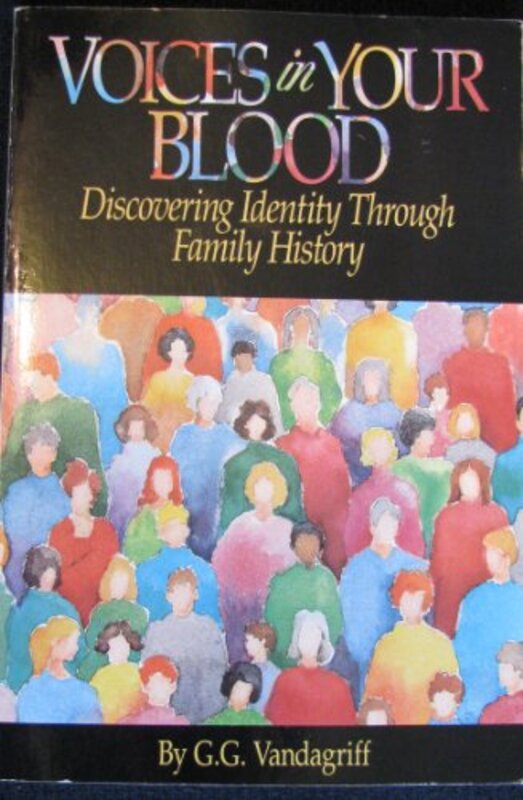Book cover for "Voices in Your Blood" by GG Vandagriff