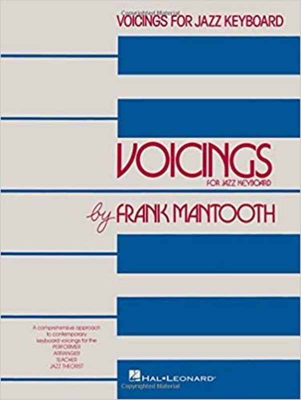 Book cover for "Voicings for Jazz Keyboard" by Frank Mantooth