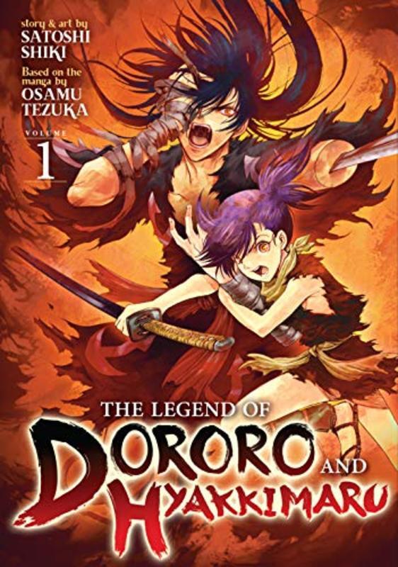 The Legend of Dororo and Hyakkimaru Manga book cover