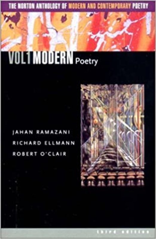 The Norton Anthology of Modern and Contemporary Poetry book cover
