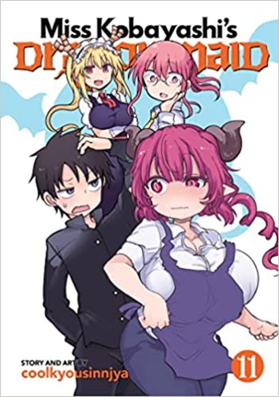 Miss Kobayashi's Dragon Maid Manga book cover