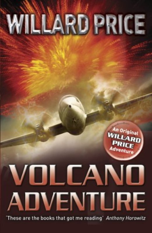 Book cover for "Volcano Adventure" by Willard Price