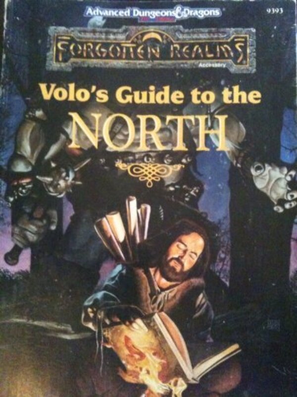 Book cover for "Volo's Guide to the North" by Ed Greenwood
