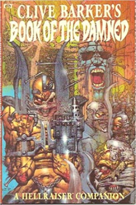Book cover for "Book of the Damned" by Clive Barker