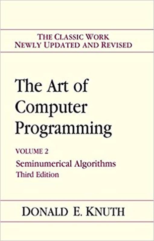 The Art of Computer Programming book cover