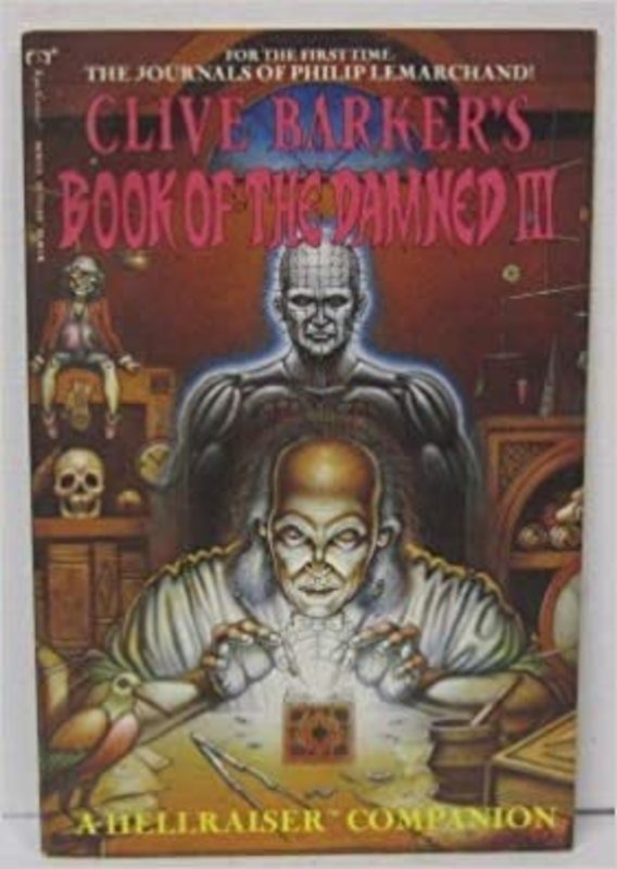 Book cover for "Book of the Damned III" by Clive Barker